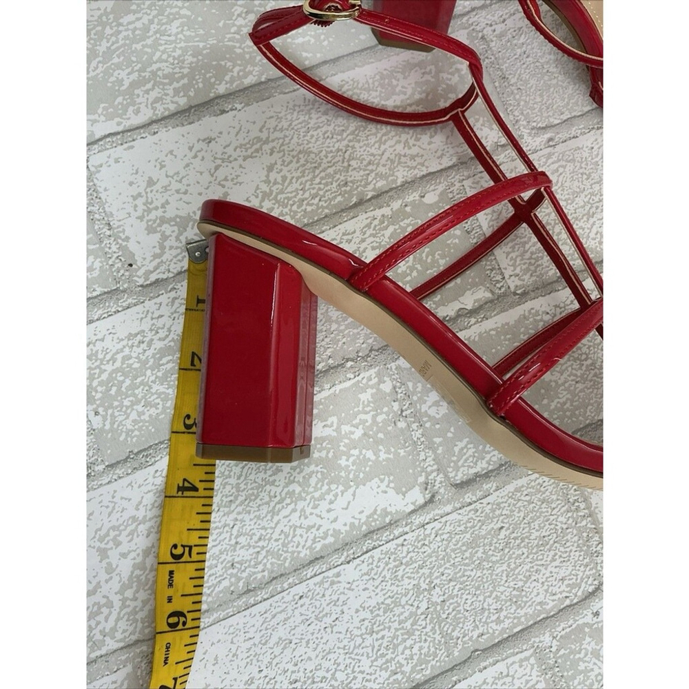 Marc Fisher Red Heels Size 9.5 In New Condition With Out Tags - Picture 6 of 6